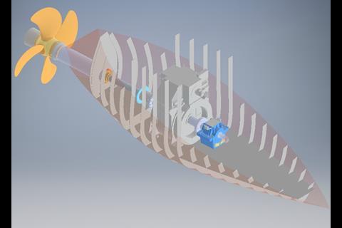 An innovative series of Twin Fin bulk carriers are to feature an electric drive train package. (Image courtesy of Yaskawa Environmental Energy / The Switch)